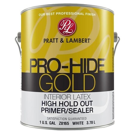 Pratt & Lambert ProHide Gold Interior Primer Sealer, White, 1 gal 0000Z8165-16